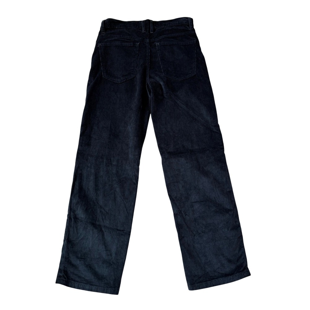 NWT We The Free Black Corduroy High Rise Straight Leg Jeans Women 27 Retail $128 - Picture 3 of 10